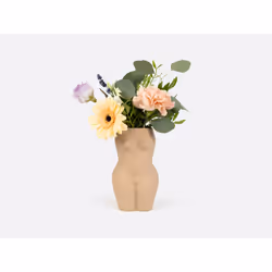 DOIY Body vase Autres Vitrocéramique Beige