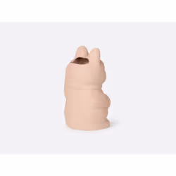 DOIY Neko vase Autres Vitrocéramique Abricot