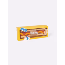 EatMySocks Hot Dog, Chaussettes Crew, Beige, Rouge, Jaune, Adulte, Unisexe, One size, Style de vie