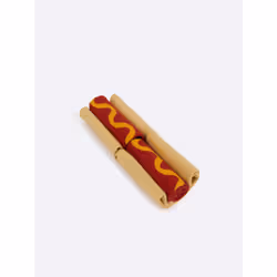 EatMySocks Hot Dog Unisexe Chaussettes Crew Beige, Rouge, Jaune 1 paire(s)