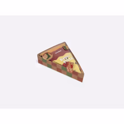 EatMySocks Napoli Pizza, Chaussettes Crew, Beige, Couleur camel, Rouge, Adulte, Unisexe, One size, Style de vie