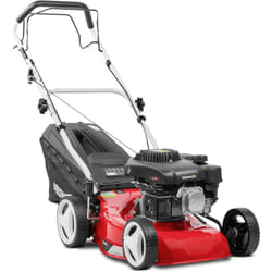 Tondeuse à gazon 5cv 139cc essence, largeur coupe 41cm 17', hauteur de coupe 25-75mm réglable 7 positions, panier 45L, automotrice Greencut GLM690X