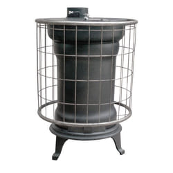 Poêle à Bois d'Extérieur Rustique – Fonte 13.05 kW Ø120 mm Chauffage 190 m³