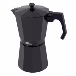 THULOS TH-BKCI12T, Cafetière à moka, Noir, Aluminium, 12 tasses, 560 mm, 205 mm