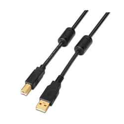 AISENS A101-0011 câble USB 5 m USB 2.0 USB A USB B Noir