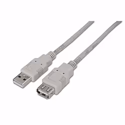 AISENS A101-0013, 1,8 m, USB A, USB A, USB 2.0, Beige