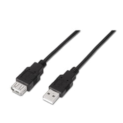AISENS A101-0017 câble USB 3 m USB 2.0 USB A Noir