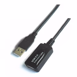 AISENS A101-0018, 5 m, USB A, USB A, USB 2.0, Noir