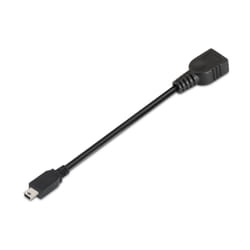 AISENS A101-0033 câble USB 0,15 m USB 2.0 Mini-USB B USB A Noir