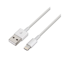 AISENS A102-0035 câble Lightning 1 m Blanc