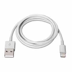 AISENS A102-0036 câble Lightning 2 m Blanc