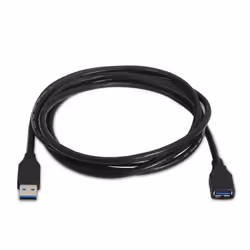 AISENS A105-0041 câble USB 1 m USB 3.2 Gen 1 (3.1 Gen 1) USB A Noir