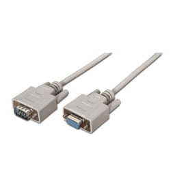 AISENS A112-0065 câble Série Beige 1,8 m DB9