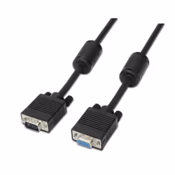 AISENS A113-0079, 3 m, VGA (D-Sub), VGA (D-Sub), Mâle, Femelle, Noir