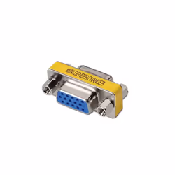AISENS A114-0082, VGA D-sub, D-sub, Bleu, Argent