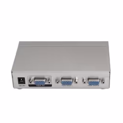 AISENS A116-0084, VGA, 2x VGA, 1920 x 1440 pixels, Gris, Métal, WQXGA