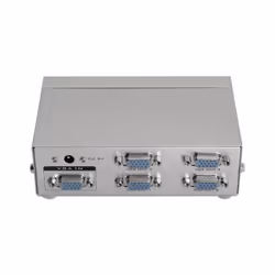 AISENS A116-0085, VGA, 4x VGA, 1920 x 1440 pixels, Gris, Métal, WQXGA