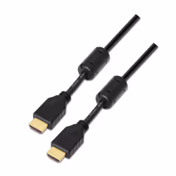 AISENS A119-0098, 1,8 m, HDMI Type A (Standard), HDMI Type A (Standard), Compatibilité 3D, 10,2 Gbit/s, Noir