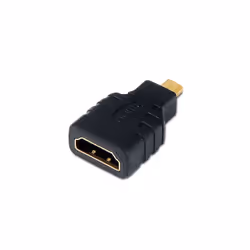 AISENS A121-0125 changeur de genre de câble HDMI Micro HDMI Noir