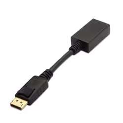 AISENS A125-0134 câble vidéo et adaptateur 0,15 m DisplayPort HDMI Noir