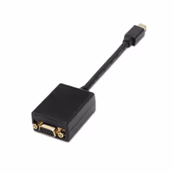 AISENS A125-0135, 0,15 m, Mini DisplayPort, VGA, Mâle, Femelle, Or