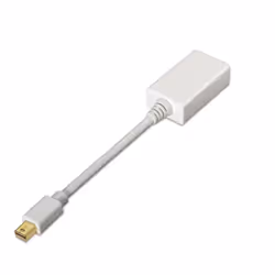 AISENS A125-0138, 0,15 m, Mini DisplayPort, HDMI, Mâle, Femelle, Or
