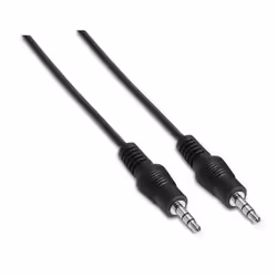 AISENS A128-0142, 3,5mm, Mâle, 3,5mm, Mâle, 1,5 m, Noir