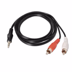 AISENS A128-0148 câble audio 3 m 3,5mm 2 x RCA Noir