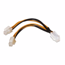 AISENS A131-0166, 0,15 m, 2 x 4-pin PWM, 4-pin ATX12V, Mâle, Mâle, Unité centrale de traitement (uct)