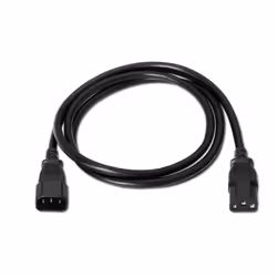 AISENS A132-0171 câble électrique Noir 1,5 m Coupleur C13 Coupleur C14