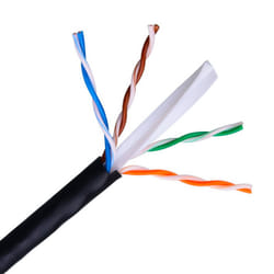 AISENS A135-0263 câble de réseau Noir 100 m Cat6 U/UTP (UTP)