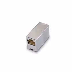 AISENS A138-0295, Plat, Acier inoxydable, RJ-45, RJ-45, Femelle, Femelle