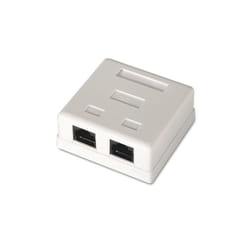 AISENS A139-0302 boîte de jonction réseau Cat6 Blanc