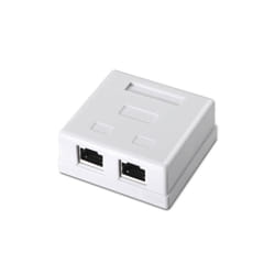 AISENS A139-0304 boîte de jonction réseau Cat6 Blanc