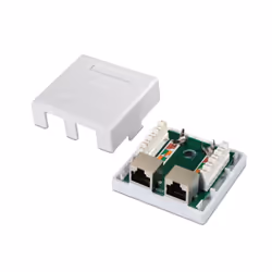 AISENS A139-0304 boîte de jonction réseau Cat6 Blanc