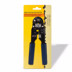 AISENS A142-0310 Pince à sertir Noir, Bleu