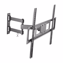 AISENS WT70TSLE-021, 200 x 200 mm, 600 x 400 mm, -15 - 10°, 90°, Acier, Noir