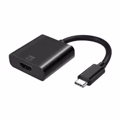 AISENS A109-0344, 0,15 m, HDMI Type A (Standard), USB Type-C, Femelle, Mâle, Droit