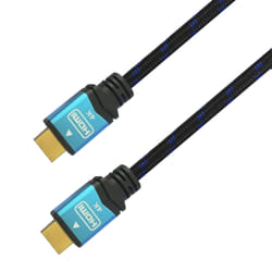 AISENS A120-0357 câble HDMI 2 m HDMI Type A (Standard) Noir, Bleu