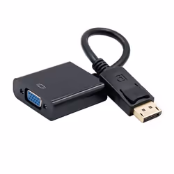 AISENS A125-0367 câble vidéo et adaptateur DisplayPort SVGA Noir