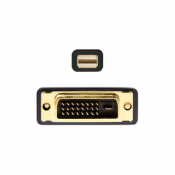 AISENS A125-0363 câble vidéo et adaptateur 2 m Mini DisplayPort DVI Noir