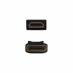 AISENS A125-0364 câble vidéo et adaptateur 2 m DisplayPort HDMI Noir