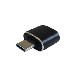 AISENS A108-0369 changeur de genre de câble USB C USB A Noir