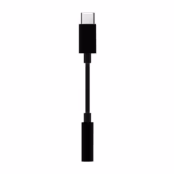 AISENS A109-0385 câble de téléphone portable Noir 0,15 m USB C 3,5 mm