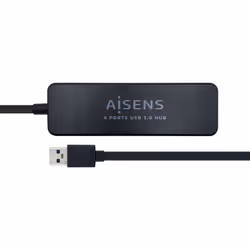 AISENS A106-0399, USB 3.2 Gen 1 (3.1 Gen 1) Type-A, USB 3.2 Gen 1 (3.1 Gen 1) Type-A, 5000 Mbit/s, Noir, 0,3 m, RoHS, CE