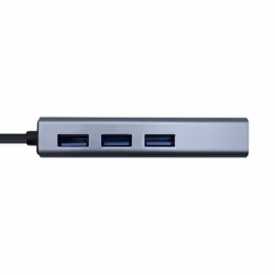 AISENS A109-0396 hub & concentrateur USB 3.2 Gen 1 (3.1 Gen 1) Type-C Gris