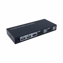 AISENS A111-0400 commutateur écran, clavier et souris Noir