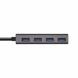 AISENS A109-0403 hub & concentrateur USB 3.2 Gen 1 (3.1 Gen 1) Type-C 5000 Mbit/s Anthracite