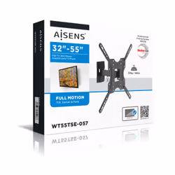AISENS WT55TSE-057 support d'écran plat pour bureau 55" Noir Mur - Vue supplémentaire 6