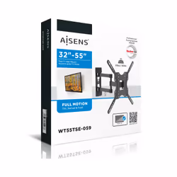 AISENS WT55TSE-059 support d'écran plat pour bureau 55" Noir Mur - Vue supplémentaire 6